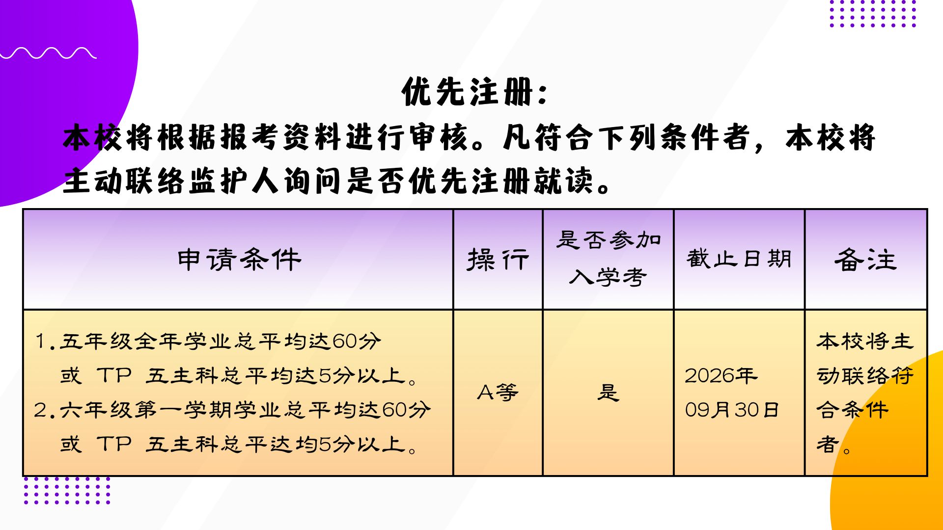 2027年新生优先注册1